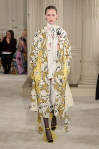 Model on the catwalk