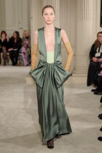 Model on the catwalk