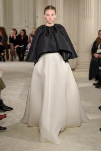 Model on the catwalk