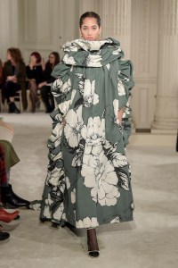 Model on the catwalk