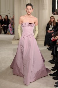 Model on the catwalk
