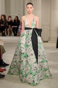 Model on the catwalk