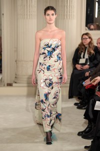 Model on the catwalk