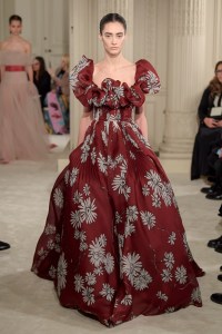 Model on the catwalk