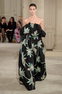 Model on the catwalk