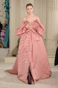 Model on the catwalk