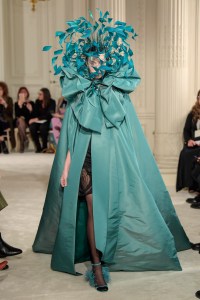 Model on the catwalk