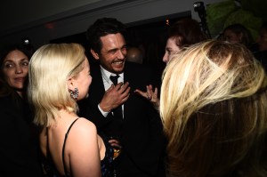 James Franco and Emilia Clarke