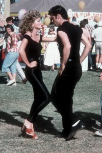 No Merchandising. Editorial Use Only. No Book Cover Usage.Mandatory Credit: Photo by Paramount/Rso/Kobal/REX/Shutterstock (5886160an)Olivia Newton-John, John TravoltaGrease - 1978Director: Randal KleiserParamount/RsoUSAScene StillGrease (1978)