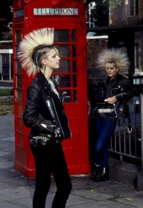 Female Punks London England UK, 1980sSTOCK
