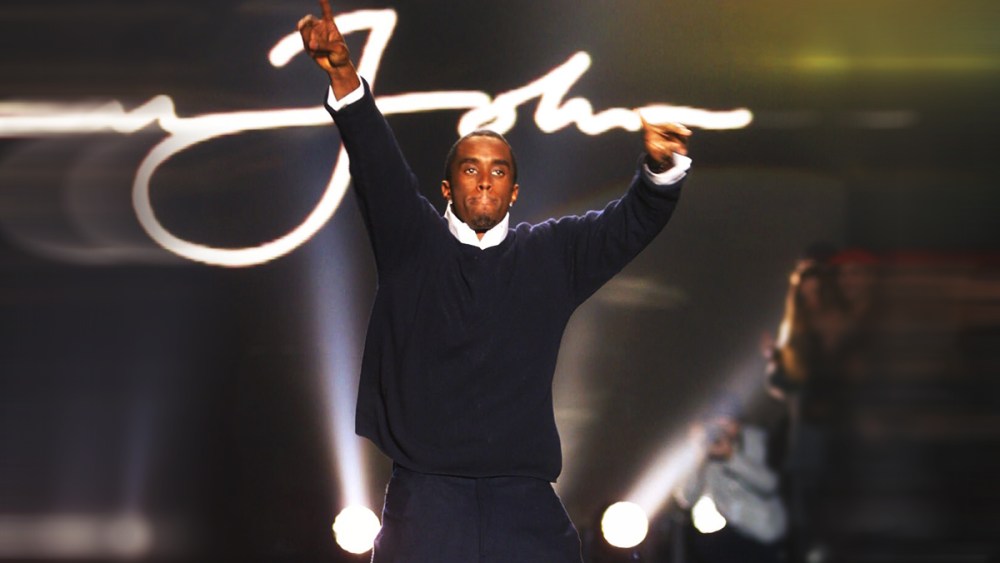 Sean Combs at Sean John show