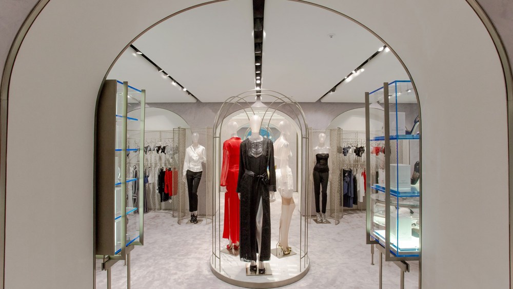 Inside the La Perla store on Hong Kong's Russell Street in Causeway Bay. Opened in 2015, the brand said at the time the four-storey, 8,000 square foot boutique was its largest store globally.