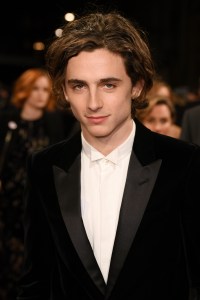 2018 BAFTAs red carpet Timothee Chalamet