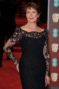 2018 BAFTAs red carpet Celia Imrie