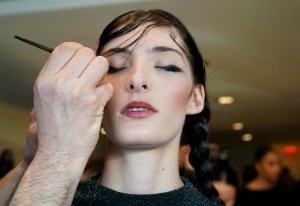 Backstage at Adam Selman RTW Fall 2018
