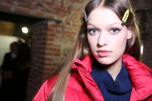 Backstage at Alberta Ferretti RTW Fall 2018
