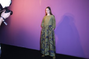 Backstage at Alberta Ferretti RTW Fall 2018