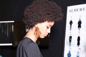 Backstage at Alberta Ferretti RTW Fall 2018