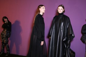 Backstage at Alberta Ferretti RTW Fall 2018