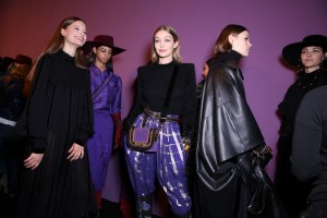 Backstage at Alberta Ferretti RTW Fall 2018