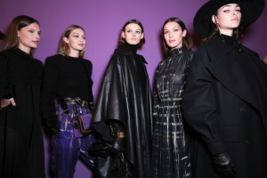 Backstage at Alberta Ferretti RTW Fall 2018
