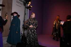 Backstage at Alberta Ferretti RTW Fall 2018