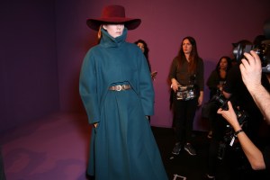 Backstage at Alberta Ferretti RTW Fall 2018