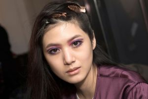 Backstage at Anna Sui RTW Fall 2018