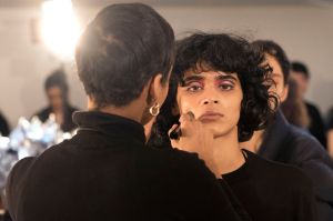 Backstage at Anna Sui RTW Fall 2018
