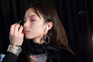 Backstage at Anna Sui RTW Fall 2018