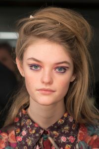 Backstage at Anna Sui RTW Fall 2018