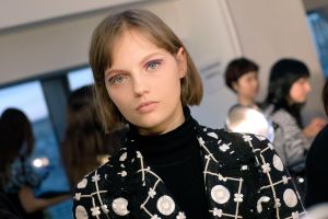 Backstage at Anna Sui RTW Fall 2018