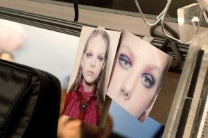 Backstage at Anna Sui RTW Fall 2018