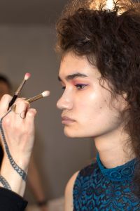 Backstage at Anna Sui RTW Fall 2018