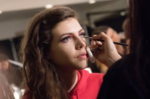 Backstage at Anna Sui RTW Fall 2018