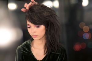 Backstage at Anna Sui RTW Fall 2018