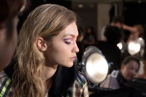 Backstage at Anna Sui RTW Fall 2018