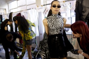 Backstage Halpern RTW Fall 2018
