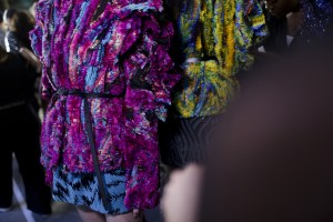 Backstage Halpern RTW Fall 2018