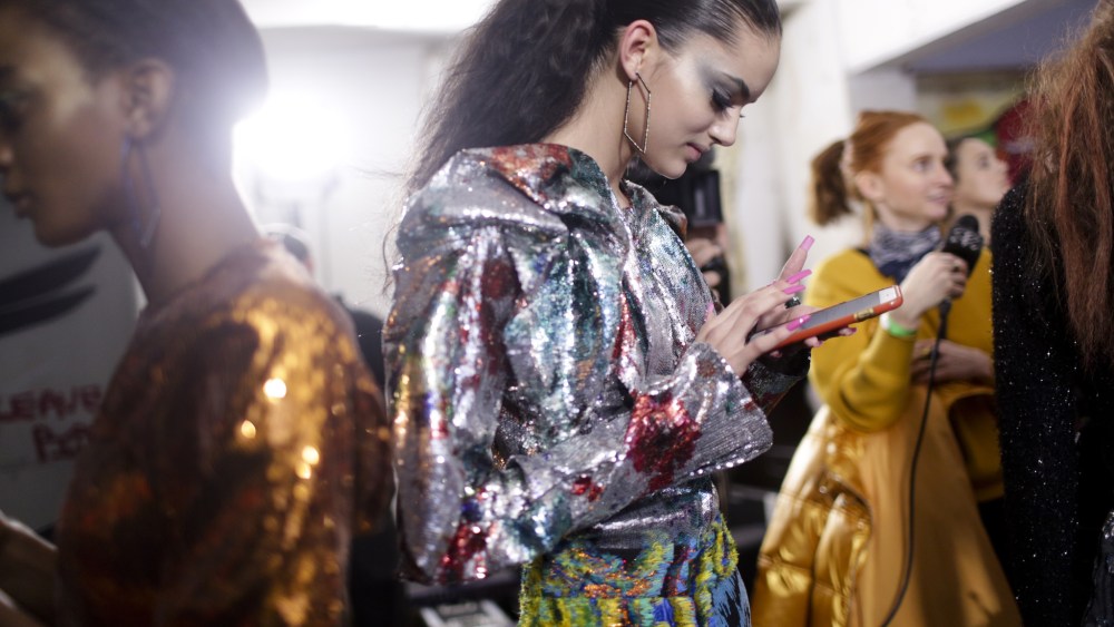 Backstage Halpern RTW Fall 2018
