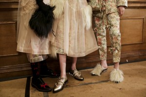 Backstage Simone Rocha RTW Fall 2018