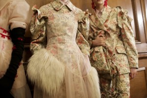 Backstage Simone Rocha RTW Fall 2018