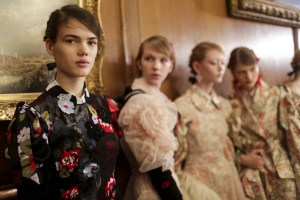Backstage Simone Rocha RTW Fall 2018