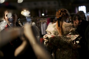 Backstage Simone Rocha RTW Fall 2018