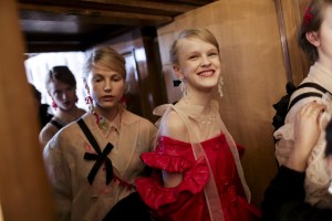 Backstage Simone Rocha RTW Fall 2018