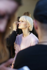 Backstage  at Nicole Miller RTW Fall 2018