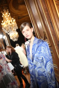 Backstage at Dries Van Noten RTW Fall 2018