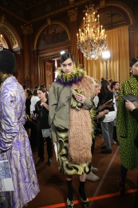 Backstage at Dries Van Noten RTW Fall 2018