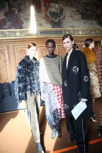 Backstage at Dries Van Noten RTW Fall 2018