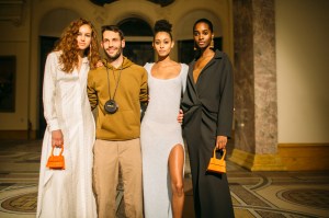 Backstage at Jacquemus RTW Fall 2018